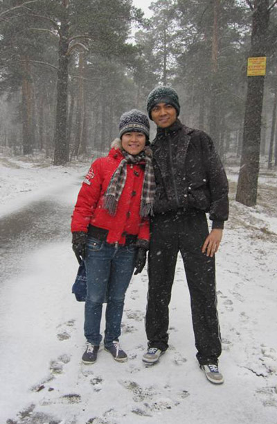 Chuyện tình nơi xứ tuyết của đôi vợ chồng Tiến sĩ Việt 1