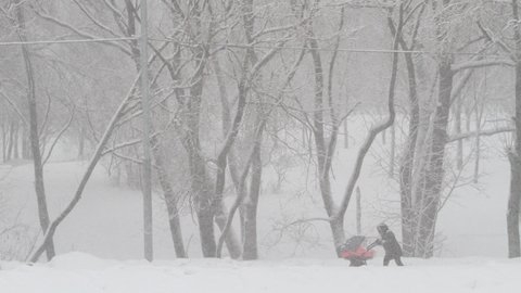 Moscow chìm trong mùa tuyết dữ dội nhất thế kỷ 2