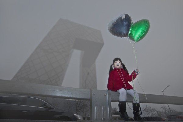 Hình ảnh đẹp trong cơn ô nhiễm khói ở Bắc Kinh 4