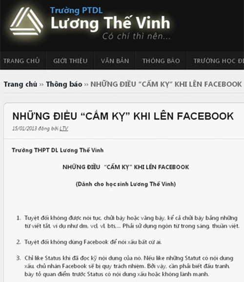 "Điều cấm kỵ" trên MXH: "HS phản đối có thể chuyển trường" 1