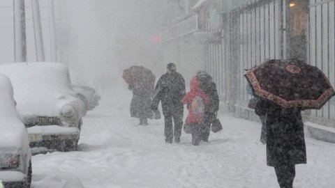 Moscow chìm trong mùa tuyết dữ dội nhất thế kỷ 1