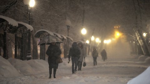Moscow chìm trong mùa tuyết dữ dội nhất thế kỷ 12
