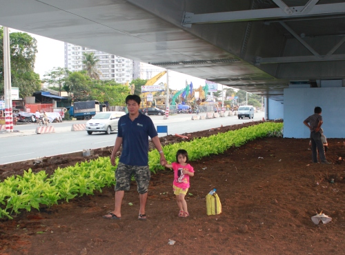 Hình ảnh 2 cầu vượt bằng thép ở Sài Gòn trước ngày thông xe 20