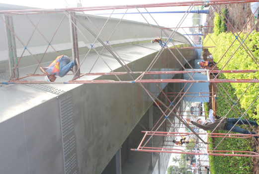 Hình ảnh 2 cầu vượt bằng thép ở Sài Gòn trước ngày thông xe 11
