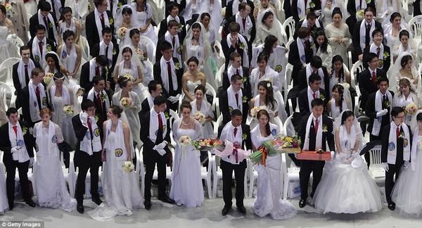 Lễ cưới tập thể của 3.500 cặp đôi tại Hàn Quốc 11