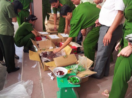 Kinh ho&agrave;ng mứt tr&aacute;i c&acirc;y bằng nhựa tuồn v&agrave;o Việt Nam 1